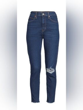 Signature by Levi Strauss Heritage NEW High Rise Skinny Jeans - Distressed 18